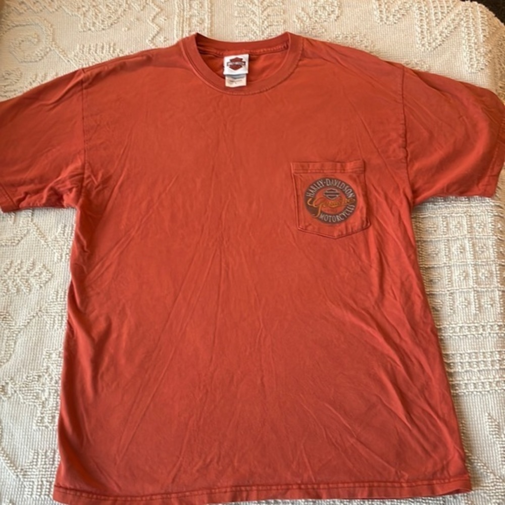 Vtg 90s Harley-Davidson Motorcycle Men's Tshirt LG dealer